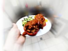 Leftover Stuffed Peppers