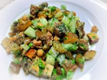 Traditional silesian salat Hekele