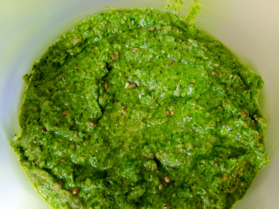 Pesto with wild garlic